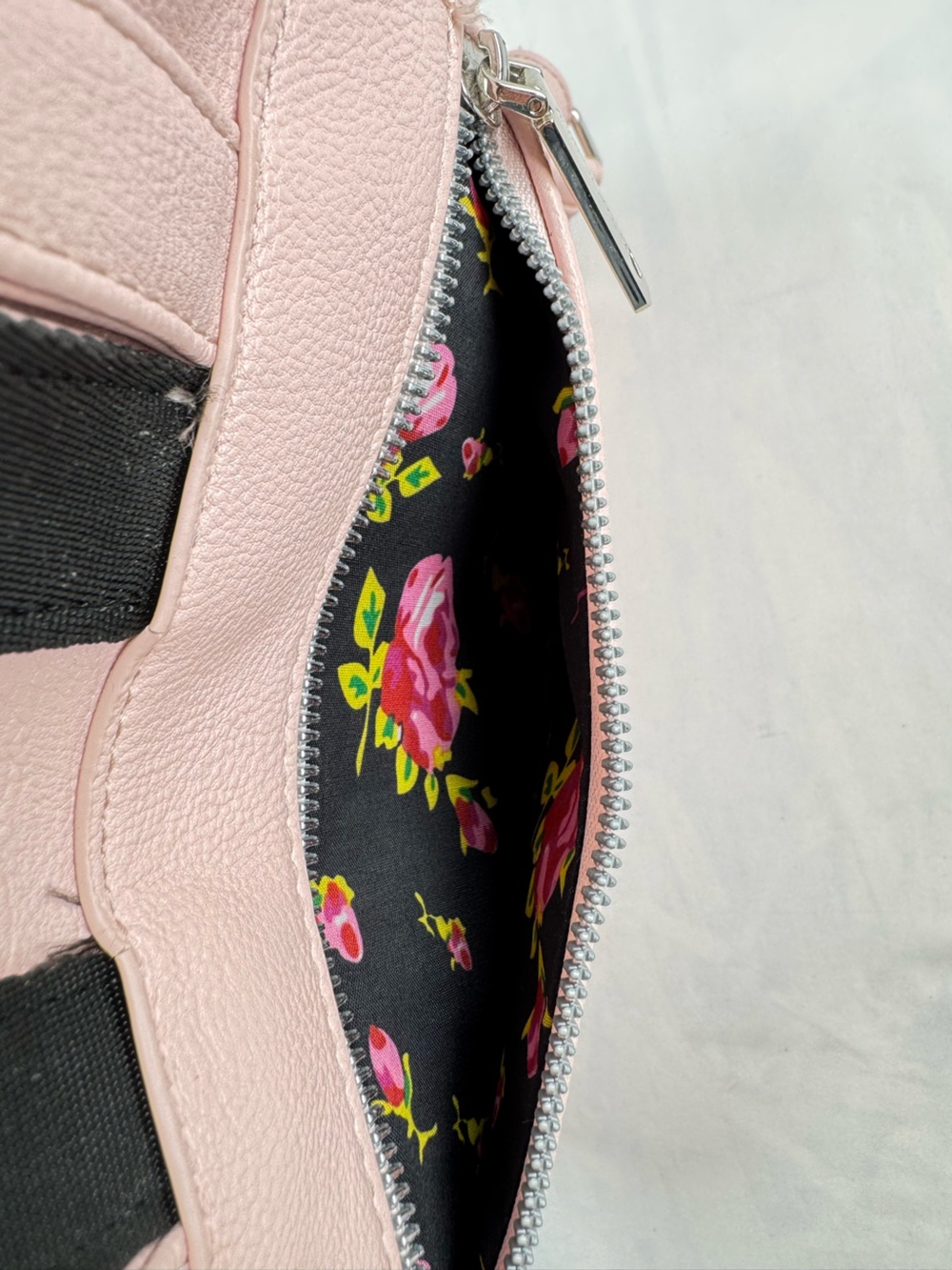 Betsey Johnson Pink Bow Front Backpack - Picture 9 of 17
